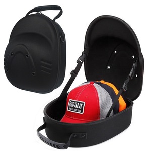 Organisateur de chapeaux de voyage portable personnalisé à coque rigide, étui à fermeture éclair pour casquettes de baseball - Product Image 5