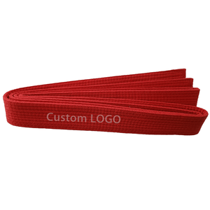Cinturones de Artes Marciales Premium con Logotipo Personalizado, Cinturones Profesionales de Karate, Taekwondo, Judo, BJJ, Cinturones Deportivos de Algodón Duradero, Venta al Por Mayor - Product Image 1