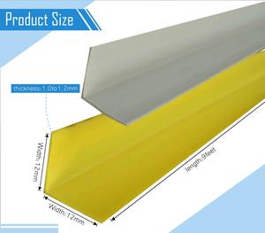 Protector de Esquinas en L de PVC Premium – Perfil de Protección Duradero para Bordes de Muebles y Superficies de Pared - Product Image 4
