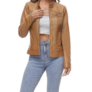 Veste en cuir coupe-vent et durable, vente en gros, prix abordable - Product Image 6