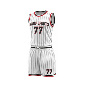 Uniforme de basketball sublimé personnalisé de haute qualité pour équipe et club, grandes tailles, respirant, anti-transpiration, anti-bactérien, séchage rapide - Product Image 2