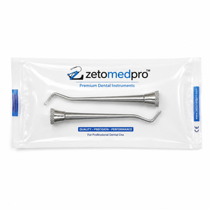 Cuillère-excavatrice dentaire Premium 40/41 en acier inoxydable de qualité médicale, instrument dentaire restaurateur OEM Zetomed Pro - Product Image 3