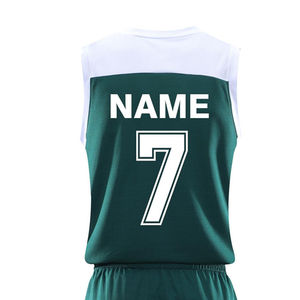Maillots de basket personnalisés sublimés respirants imprimés avec nom et numéro, unisexe, pour l'été, tenue décontractée - Product Image 5