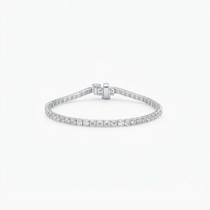 Bracelet tennis en diamants de laboratoire ronds brillants certifiés IGI, or massif 10K 14K 18K, bijoux de mariée, couleur DEF, clarté VS VVS - Product Image 4