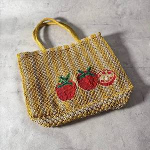 Bolso Tote de Ganchillo Personalizado, Bolso de Mano de Lana Tejida Estilo Bohemio, Bolso Vintage con Recortes, Accesorios para Bolso de Playa de Verano - Product Image 5