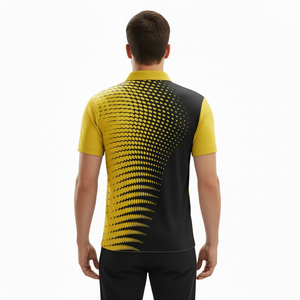 เสื้อโปโลผู้ชายแขนสั้นคุณภาพสูง OEM ป้องกันริ้วรอย ระบายอากาศได้ดี ผ้าถัก ปักลายได้ตามสั่ง สำหรับฤดูร้อน - Product Image 2