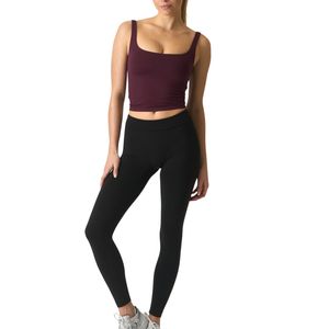 Custom Wholesale Women Seamless Crop Tank <b>Top</b> Square Neck Yoga <b>Top</b> Slim Fit Stretch Fitness Camisole Sports Activewear - Product Image 3