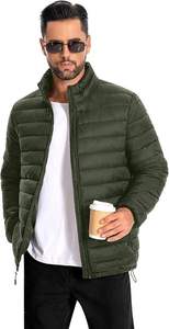 Veste matelassée légère pour homme, entièrement zippée, avec capuche, directement de l'usine, sur mesure, pour l'hiver – Grossiste et fournisseur - Product Image 4