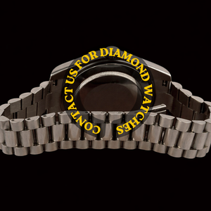 Montre à quartz de luxe avec cadran en verre à chiffres romains, sertie de moissanite, design tendance, cadeau d'anniversaire pour elle, très bien notée - Product Image 4