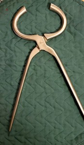 <b>Gold</b> Plated Ergonomic Design Round Shape Jaw Easy & Comfortable To Use Veterinary Instruments Hoof Care <b>Testers</b> - Product Image 4