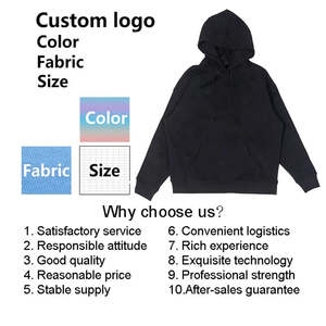 Sweat à capuche surdimensionné en coton de haute qualité, coupe de luxe, sweat à capuche épais sans fil 500gsm - Product Image 6