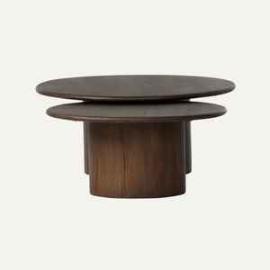 Mesa de Centro Baja de Madera de Teca Sólida Personalizada, Muebles Hechos a Mano para Sala de Estar - Product Image 3