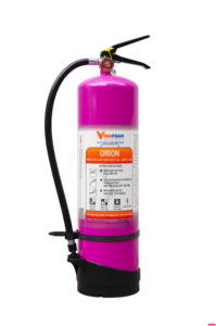 Extincteur ORION 6 litres, exclusivement pour les incendies de batteries au lithium et les incendies A-B-C, de la marque Vinafoam Vietnam. - Product Image 1