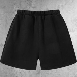 Shorts de sport décontractés en molleton français pour hommes, en coton mélangé doux, taille élastique, pour la course, le fitness et l'entraînement – Vente en gros - Product Image 1
