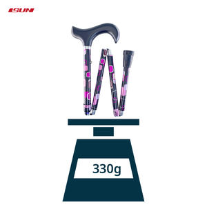 Bastón para caminar de aleación de aluminio plegable ajustable de viaje con estilo con capacidad de carga de 110kg fácil de llevar y ligero - Product Image 5