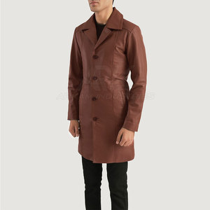 Manteau en cuir de style moderne, qualité supérieure, coupe confortable et matière durable - Product Image 2