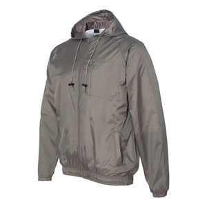 High Quality Men Nylon <b>Jacket</b> Waterproof Windbreaker Hooded <b>Lightweight</b> Outdoor <b>Running</b> Sports Custom Logo OEM - Product Image 4