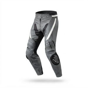 Pantalon de moto gris pour homme, respirant, équipement de protection pour la conduite, toutes saisons, coupe adulte - Product Image 3