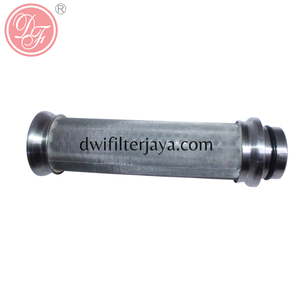 Filtro de aceite de malla metálica de acero inoxidable 304 de gran venta con cubierta final y esqueleto para filtro hidráulico - Product Image 1