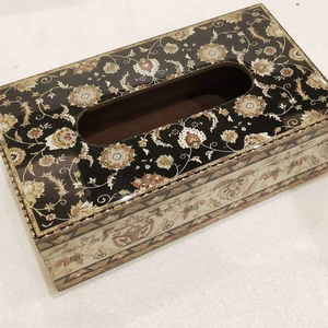 Caja de pañuelos rectangular de MDF, hecha a medida, duradera, portátil, ecológica, con estampado de esmalte, elegante, hecha a mano, precio de fábrica, perfecta - Product Image 1