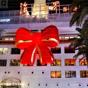 Nœud papillon géant LED gonflable personnalisé, modèle lumineux rouge, gonflable pour événement/<span class=keywords><strong>centre</strong></span> <span class=keywords><strong>commercial</strong></span>/Noël/décoration de fête/présentation de mariage - Product Image 4