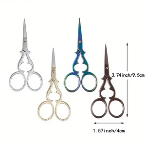 Cross Stitch Retro Classic Vintage <b>Scissors</b> Antique Fine Sewing Embroidery <b>Scissors</b> Tailor <b>Scissor</b> Handicraft Embroidery Shears - Product Image 5