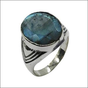 Impressionnante bague en argent 925 à la mode Apatite Gemstone Cutstone Fancy Gemstone Rings - Product Image 1