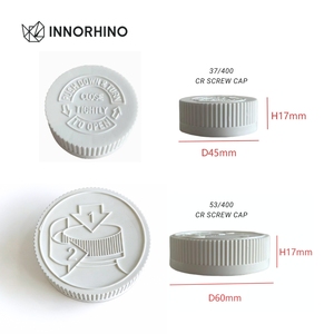 Premium HDPE 100ml 200ml 250ml 300ml Wide-mouth <b>Plastic</b> Packer Bottles with CR <b>Cap</b> for Supplement Packaging Wholesale/OEM - Product Image 4