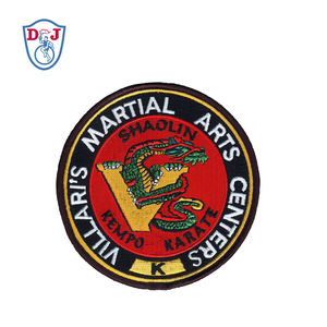 Parche de tela bordado termoadhesivo para club deportivo, karate, taekwondo, artes marciales, insignia personalizada para uniforme. - Product Image 5