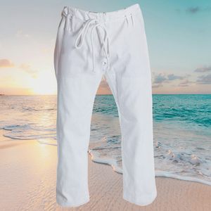 Shorts de BJJ unisexe blancs, coupe régulière, en spandex, séchage rapide, 220g, respirants, vêtements d'arts martiaux, taille adulte - Product Image 2