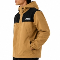 Veste coupe-vent pour homme, color block, légère, avec capuche et fermeture éclair, style moderne, sportif et décontracté pour l'extérieur
