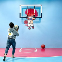 Panier de basket mural ANBOO personnalisé en usine, 54 pouces, avec panneau en verre trempé/PC, cadre métallique et bordure en aluminium