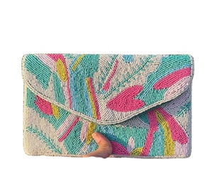 Sac à main à bandoulière en perles de broderie de luxe pour fille femme Sac à main à bandoulière pour mariage Cadeau de fête Sacs à main - Product Image 4