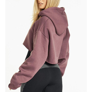 Sudaderas Cortas para Mujer, Mezcla de Felpa, Ajuste Atlético, Cómodas, Ropa Casual para Mujer, Estilo de Vida Activo - Product Image 6