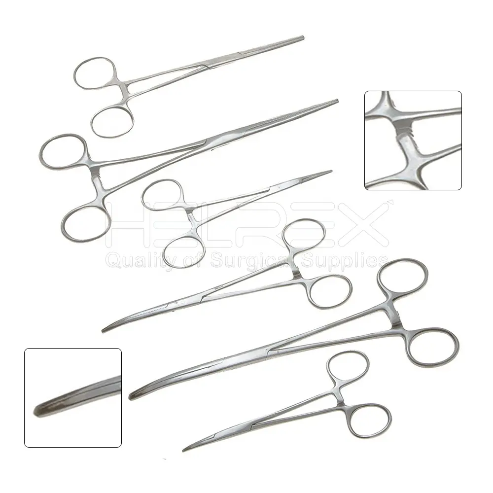 Moskito-Pinzette Kelly Locking Hä mosta tische Pinzette Hämostat-Pinzetten-Set Gebogenes oder gerades Erste-Hilfe-Set