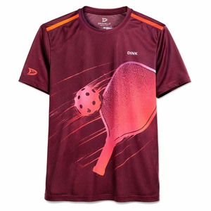 Custom Pickleball Jersey Short Sleeve Sublimation Transfer Print Moisture Wicking <b>Athletic</b> Shirt 100% Polyester - Product Image 2