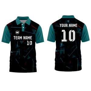 Latest 2026 Custom Cricket Shirt Jersey Manufacturer Breathable Quick Dry Uniform Sublimation Player <b>Name</b> Team 100% Polyester - Product Image 1
