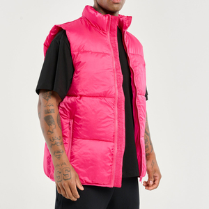 Chaleco Acolchado de Poliéster para Hombre, Color Rosa, Sin Mangas, para Invierno, Precio Económico al por Mayor - Product Image 3