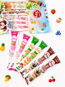 JOPY OEM ODM 300g Caramelos de gelatina de té con leche con burbujas, masticables y crujientes, sabor a té con leche de burbujas, snack de moda, venta al por mayor, buscando distribuidores - Product Image 1