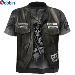 Camiseta con Estampado 3D por Sublimación, Estilo Informal, Cuello Redondo, para Hombre, Diseño de Payaso, Manga Corta, Cosplay, Estampado Divertido - Product Image 2
