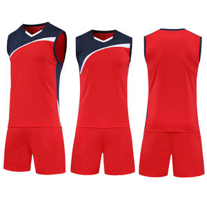 Maillots de volley-ball personnalisés 2026 en polyester écologique, respirants, à séchage rapide, avec logo frontal, pour hommes, femmes et adultes, pour l'extérieur, OEM - Product Image 4