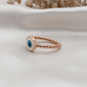 Gorgeous Drop Oil <b>Evil</b> <b>Eye</b> <b>Ring</b> Unique Statement Gold Plated Turkish <b>Eye</b> Jewelry 925 Sterling Silver <b>Rings</b> for Party Gift - Product Image 3