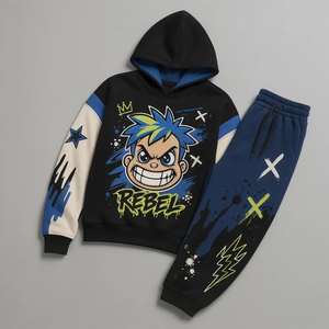 Conjunto Deportivo Informal de Felpa de Algodón para Hombre, Diseño Nuevo, Tela Suave, Talla Personalizada, Logotipo Personalizado - Product Image 1