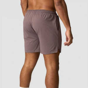Men's Formal <b>Mid</b>-Waist Satin Quick-Drying Breathable Fitness Shorts Anti-Glare Double-<b>Layer</b> Print Running - Product Image 2