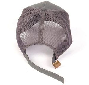 Casquette Trucker en Maille Grise à 6 Panneaux Harry Johnson Production, Réglable, Unisexe, Décontractée, Toutes Saisons, Tissu Respirant - Product Image 3
