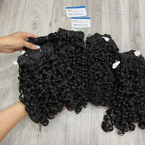 ต่อผมแท้เวียดนามคุณภาพดีที่สุด แบบลอนพิกซี่  ยี่ห้อ Remy สีดำธรรมชาติ  แบบเย็บด้วยเครื่อง  ขนาด 8-32 นิ้ว - Product Image 4