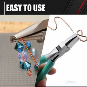 3 Piece Stainless Steel Jewelry <b>Pliers</b> <b>Set</b> Micro Jewelry Making Tools Kit for Bead Winding Wire Shaping DIY Crafts Jewelry - Product Image 3