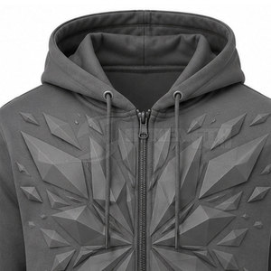 Sudaderas con cremallera para hombre, modernas, para uso diario, con cremallera completa frontal y cómodas de llevar, sudaderas básicas con cremallera. - Product Image 5