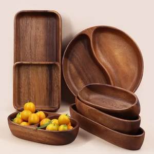 Mango Wood Charger Plate with Stand Classic Design Wedding Occasion Biodegradable & BPA Free Handmade Durable Microwave Safe - Product Image 5