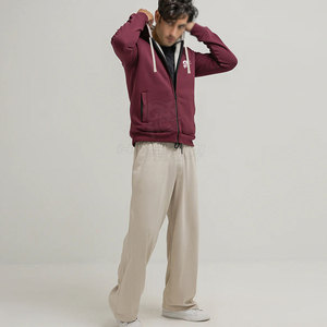 Premium Winter Wear For Cold Weather Comfort Sherpa Lined Hoodie Soft Warm Fabric Design Stylish Everyday Casual Outfit - Product Image 4